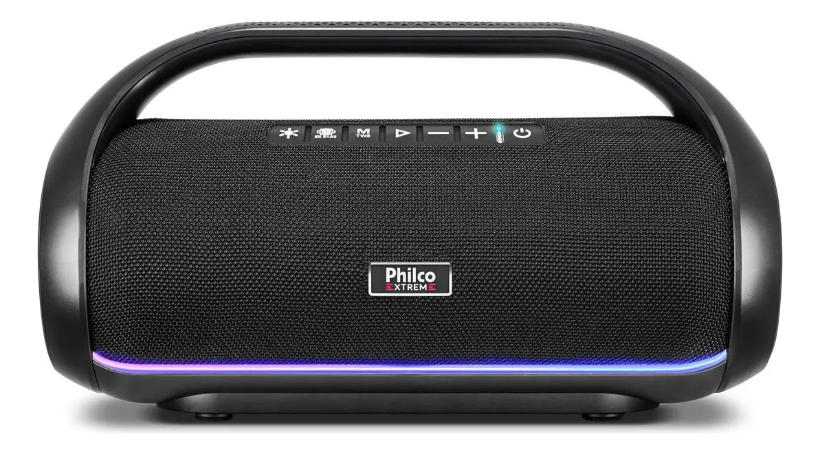 Caixa de Som Portátil Philco Extreme 220W PBS220BT – Áudio e Eletrônicos