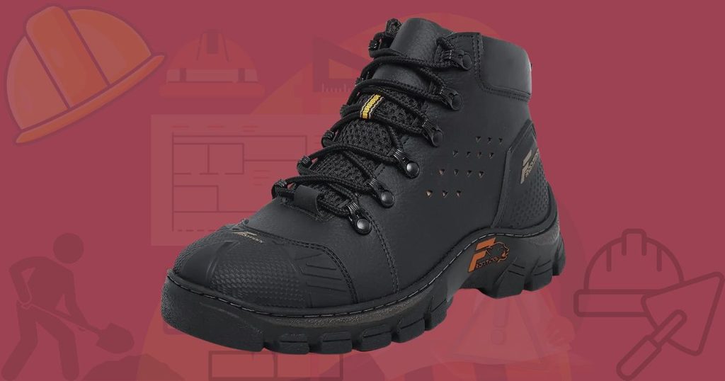 Bota Bico Pvc Masculina Coturno Trabalho Botina Segurança