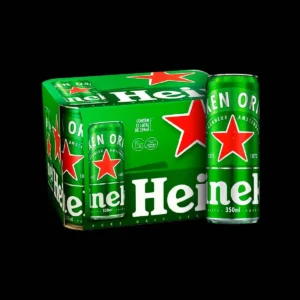 Heineken Cerveja Sleek Lata 350ml Pack 12 Unidades