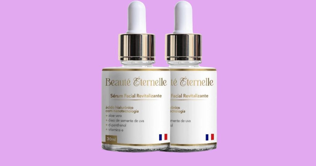 Kit 2 Unidades Sérum Facial Hidratante Revitalizante Rejuvenescedor Beauté Éternelle 30ml