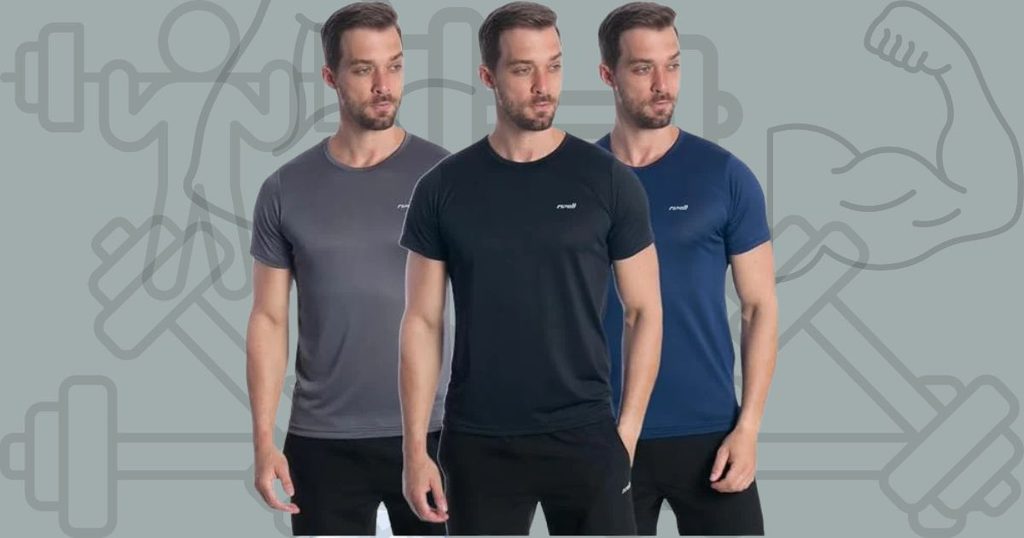 Kit 3 Camiseta Camisa Dryfit Masculino Treino Academia Fitness