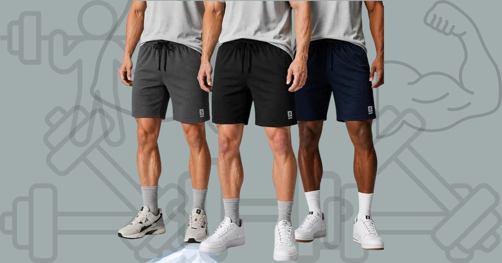 Kit 3 Shorts Masculino Básico Bermuda Fitness Para Treino