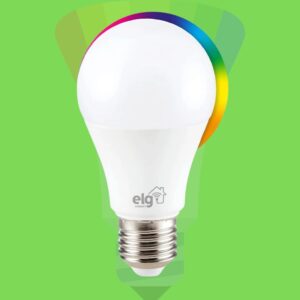 Lâmpada Inteligente Wi-Fi ELG 10W RGBW E27 Alexa e Google