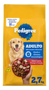 Ração Pedigree Adultos Raças Médias e Grandes 2,7 kg