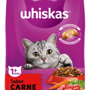 Ração Whiskas Carne Gatos Adultos 2,7 kg