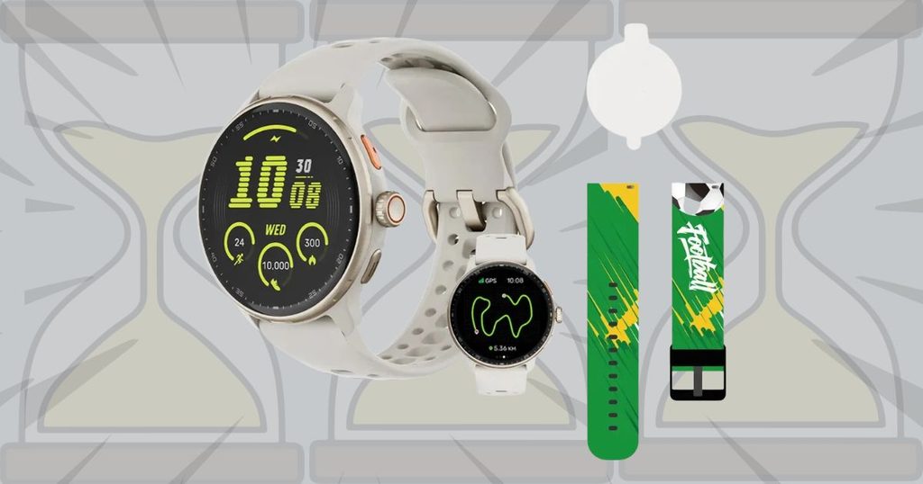Relógio Smartwatch Bettdow Fb050 Gps Tela Amoled 1.43 Cinza