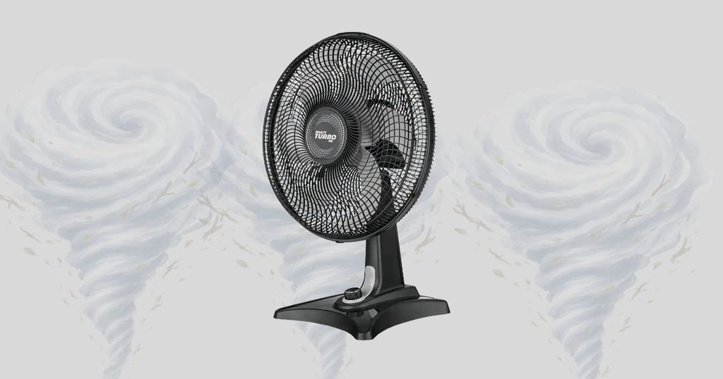 Ventilador De Mesa Multi Turbo 40 Multilaser 135w 40cm Cor da estrutura Preto — A Alternativa Prática para o Dia a Dia